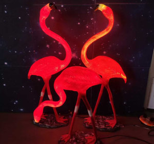 3d Animal Flamingo Art Lamp For Street And Garden Decoration Outdoor <b>Christmas</b> <b>Lights</b> - Product Image 1