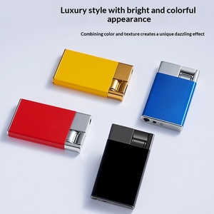 Briquet à essence Debang DB-212 à allumage par levier, nouvelle version améliorée, flamme bleue, coupe-vent, compact, pratique, puissant, décoratif - Product Image 4