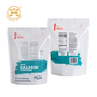 Sac d'emballage sous vide de fruits de mer de filets de poisson séchés congelés en plastique debout de barrière directement fourni par l'usine