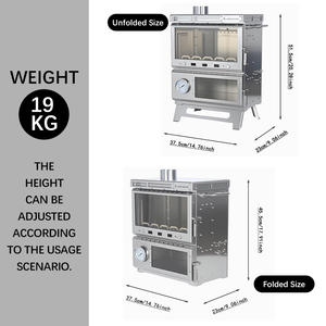 Ensemble de cuisinière de camping INBESTCAMP Marken Stoveware <span class=keywords><strong>Livre</strong></span> recommandé Écologique Calentador Cuisinière de plein air - Product Image 3