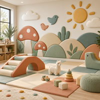 Protection murale souple anti-collision 3D pour la décoration de chambre d'enfant, idéale pour les crèches et les écoles maternelles