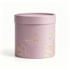 Luxury Large <b>Hat</b> <b>Box</b> Rigid Cardboard Round Flower <b>Box</b> for Preserved Rose Bouquet Packaging Custom Logo Wholesale - Product Image 2