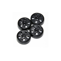 Ensemble roue + pneu (4 pièces) roue et pneu 1/28 racing carr drift rc roue pièce séparée
