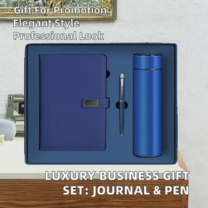Articles cadeaux de luxe promotionnels en gros pour bureaux d'entreprise personnalisés, ensemble de journaux pratiques imprimés en typographie A5 - Product Image 2