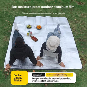 Alfombra de Picnic Impermeable y Aislante del Calor, de Aluminio, Plegable y Portátil, para Acampar - Product Image 5