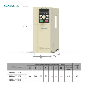 Teknik Pengendalian Tiga Fasa Penggerak Frekuensi 220V Konverter Frekuensi Kontrol Inverter 9kw 11kw Filter Output Spindle 50kw Vfd - Product Image 3