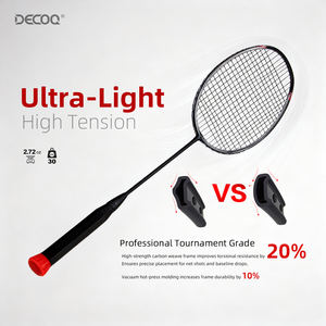 Raqueta de Bádminton Profesional de Alta Calidad en Fibra de Carbono, Técnica de Tejido, Dureza Duradera, <span class=keywords><strong>Material</strong></span> de Agarre de PU, Diseño Moderno - Product Image 2