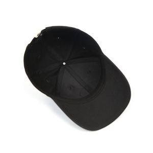 Sports Caps Badge Embroidery Logo Design Custom Black Baseball Caps - Product Image 5