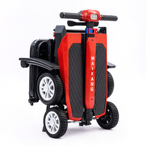 Scooter de Movilidad Ligero con Marco de Aluminio de 19 kg, Motor sin Escobillas, Fácil de Plegar y con Potencia de Seguridad para Personas Mayores, Andador y <span class=keywords><strong>Rollator</strong></span> - Product Image 3