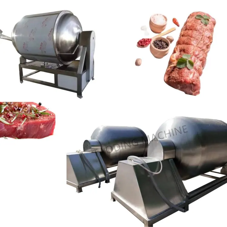 high-speed small vacuum tumbler marinator vacuum tumbler meat marinating beef tumbler equipment