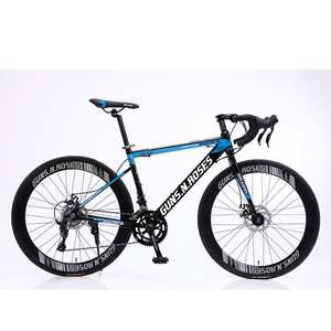Bicicleta de Carretera de Carreras de Acero de 700c de Alta Velocidad, 21 Velocidades, Freno de Disco, Llanta de Aluminio, Marca Shenghong SHR05, Llanta de Aleación de Aluminio, Fábrica en China - Product Image 3
