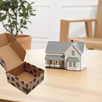 Boîtes d'emballage cadeau en papier imprimé à pois noirs de style minimaliste sur mesure, boîtes d'expédition cosmétiques, boîtes en carton ondulé