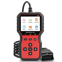 Escáner de Diagnóstico OBD2 con Pantalla a Color T501, Lectura/Eliminación de Códigos, Datos en Tiempo Real, Prueba de Batería I/M O2 para Vehículos de Gasolina OBDII