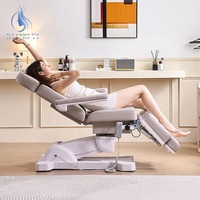 Fauteuil de massage cosmétique multifonction 5 moteurs Eyelashspa spa Lit de beauté électrique facial
