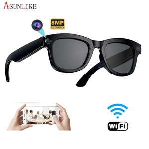 M01pro Smart <b>Glasses</b> 8MP Dual <b>Camera</b> Calling Voice Control Black Lenses Spot Goods - Product Image 3