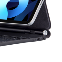 Nouveau clavier intelligent sans fil personnalisé avec pavé tactile USB-C 5.2 pour iPad Pro 11 2018/2020/2021 Air 4/5 Ultra fin LED