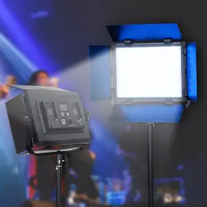แผงไฟ RGB 3200-5600K สว่างมากกล้องไฟ LED ผู้สร้างวิดีโอ