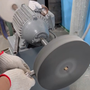 เครื่องขัดโลหะแบบตั้งสายพานทรายเครื่องขัดล้อยาง - Product Image 6