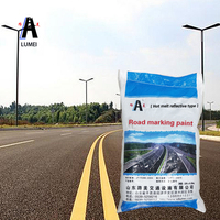 Le prix est peinture phosphorescente rougeoyante bon marché pour la peinture de marquage routier de lueur de route