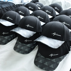 BSCI personalizado Impresión digital gorras de béisbol fabricantes al por mayor 6 paneles negro bordado diseñador gorra de béisbol - Product Image 2