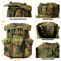 Offre Spéciale grand sac à dos de voyage vert camping sac à dos Alice Pack sac à dos et Butt Pack