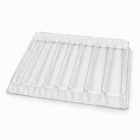 Plateau en feuille de PET transparente et recyclable pour produits de quincaillerie, emballage de présentation ultra-transparent, boîte plastique personnalisée sous vide