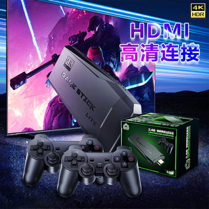 จอยเกมไร้สาย M8 4K สำหรับทีวี คอนโซลเกม 2.4G คอนโทรลเลอร์คู่ ช่องต่อ HDMI เกมคลาสสิคย้อนยุค - Product Image 5