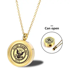 2022 New Arrival Fashion Hot Selling Series Memorial Loved Ones Accessories Stainless Steel Urn Necklace for Women Men