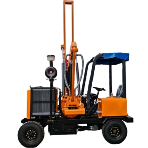 Pala perforatrice per guardrail con motore a pompa per tutti i terreni, a risparmio energetico, per siti di lavoro difficili, fattorie, ranch e condizioni del terreno irregolari - Product Image 4