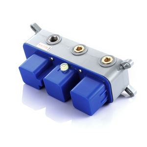 <span class=keywords><strong>Accesorios</strong></span> de <span class=keywords><strong>ducha</strong></span> dos función botón giratorio de agua caliente <span class=keywords><strong>y</strong></span> fría de control termostático interruptor negro latón cuerpo de la válvula - Product Image 3