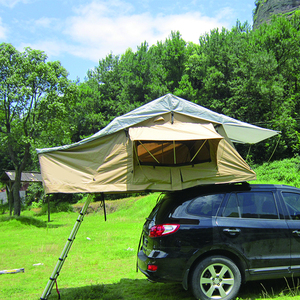 <span class=keywords><strong>Camping</strong></span> en plein air 4x4 Offroad voiture Pliable Coque rigide Tente de toit en aluminium pour voiture - Product Image 2