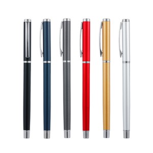 Stylo de réception d'hôtel de logo personnalisé de haute qualité stylo à bille en métal durable stylo à encre gel d'affaires - Product Image 4