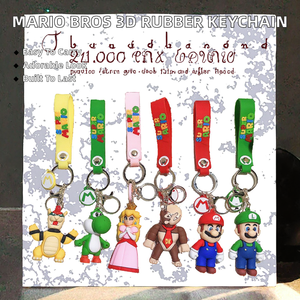 Llavero de Mario Bros, Portátil, de Aleación 3D, Lindo Llavero de Luigi, Cordón, Anime, Bowser, Colgante para Coche, Regalo Promocional - Product Image 4