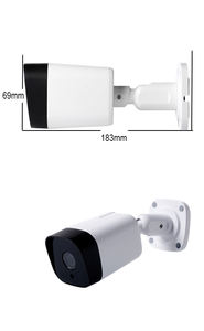 屋外IPカメラメタルブレットCCTVカメラH.265ビデオ4MP2KネットワークPOEIPカメラ40mIR距離移動検出 - Product Image 2