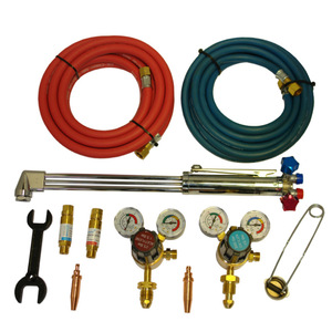 Kit de torche de découpe au gaz oxyacétylène-propane en cuivre avec tuyau de découpe à flamme puissante et régulateur pour outils de soudage et de découpe - Product Image 3