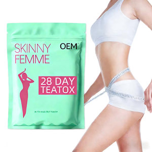 Té Desintoxicante OEM de 28 Días, Té Herbal para Limpiar el Colon y Perder Peso con Jengibre, Menta, Hinojo y Sabor a Frutas - Product Image 1
