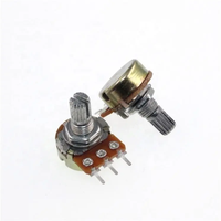 15mm B1K B2K B5K B10K B20K B50K B100K B500K Arbre Double Potentiomètre Wh148