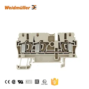 Weidmuller — connecteurs de borniers à ressort, 3 voies, terminal de compteur d'énergie, ZDU 2.5/3AN