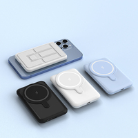 PD 20W Schnelllade-Power bank für iPhone 13.12.14 Pro Max 5000Mah Mini-Halterung Magnetische Power bank für Airpods 2 3 Pro
