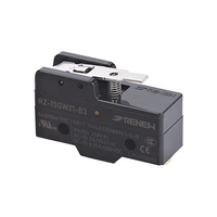 Interruptor Metálico Básico de Palanca Corta SPDT RENEW RZ-15GW21-B3, Clasificación IP62, 15A 250V AC /CE/CCC Certificado Electrónico