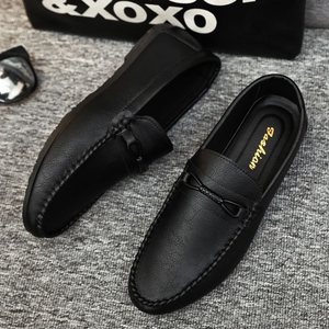 2024 mens loafer נהיגה נעליים כותנה רירית רירית גומי בקיץ עמיד למים נעלי עור עמיד למים