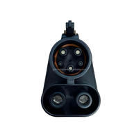 Adaptateur de charge EV 2-en-1 CCS2 vers CCS1 1000V 250A 300A 350A DC rapide et convertisseur de chargeur AC Type 2 pour véhicules électriques américains