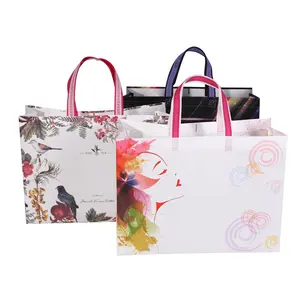 eco friendly non-woven fabric clothing store bag gift non-woven bag custom packaging shopping bag