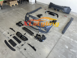 XLstyling auto conversione lifting F87 M2C look paraurti anteriore posteriore Bodykit per <span class=keywords><strong>BMW</strong></span> F22 F23 aggiornamento al Kit carrozzeria M2C - Product Image 2