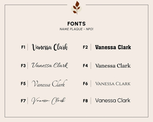 Placa de Identificación de Escritorio de Acrílico Transparente con Foto Floral en Acuarela Personalizada, Impresa con UV, Regalo Empresarial para Gerentes de Oficina - Product Image 2