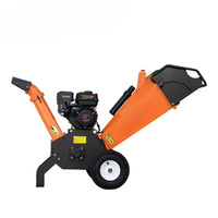 Broyeur de branches à essence GS100 7HP 212cc, broyeur à tambour, broyage max. 100mm, 115kg, portable pour la ferme
