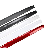 Autocollant décoratif pour Tesla Model 3/Y/YL, garniture de console centrale, kit de mise à niveau intérieur segmenté, ABS mat/brillant, type adhésif