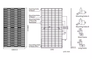 Módulo Solar Bifacial de Doble Vidrio Tipo N <span class=keywords><strong>Jasolar</strong></span> JAM66D46 LB de 700w 705w 710w 715w Panel Solar JA - Product Image 3
