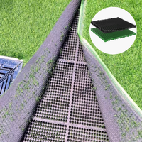 Plaque de drainage en plastique avec trous de drainage, cellule de drainage 30 mm, canal de drainage pour sol en béton, drainage ventriculaire de toiture, panneau de drainage siphonique