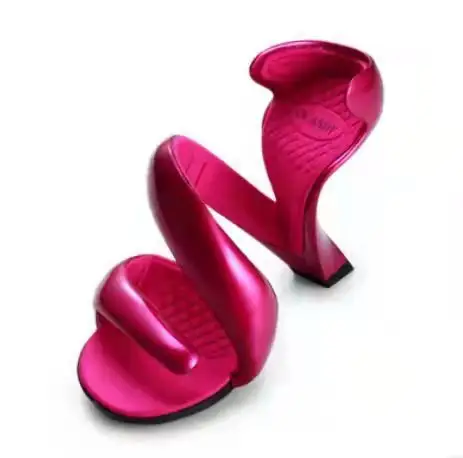 XINZI RAIN Trend Design Women Shoes One Piece Snake Wrap Strange Heel Sexy Women Sandals Without Outsole